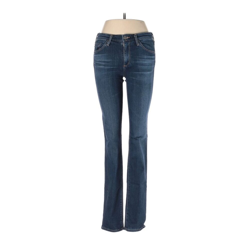 Adriano Goldschmied The Prima Mid-Rise Cigarette Jeans 26R Womens Denim Blue Mad